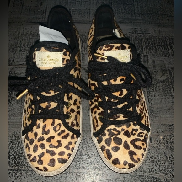 Kate Spade Leopard Print Women's Sneakers - Picture 1 of 7